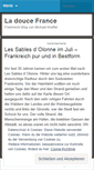 Mobile Screenshot of ladoucefranceblog.com